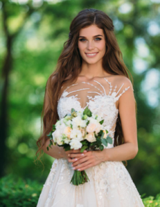 elegant spring bridal hair 1